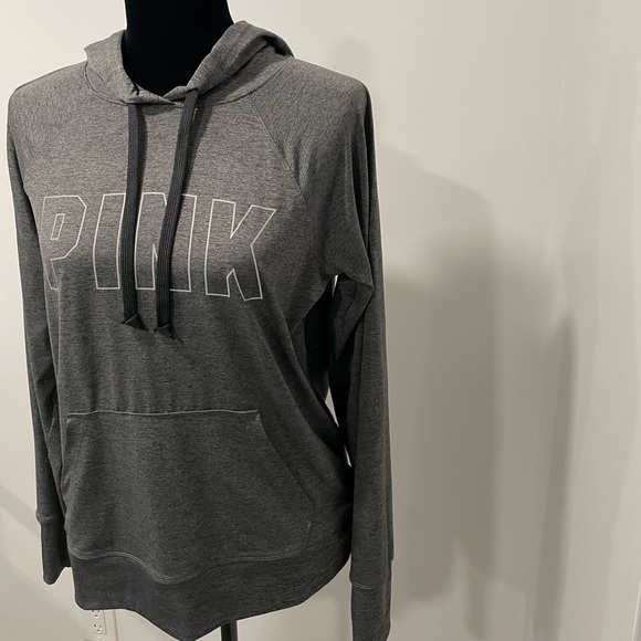 VS PINK Charcoal Performance Hoodie - Picture 6 of 9